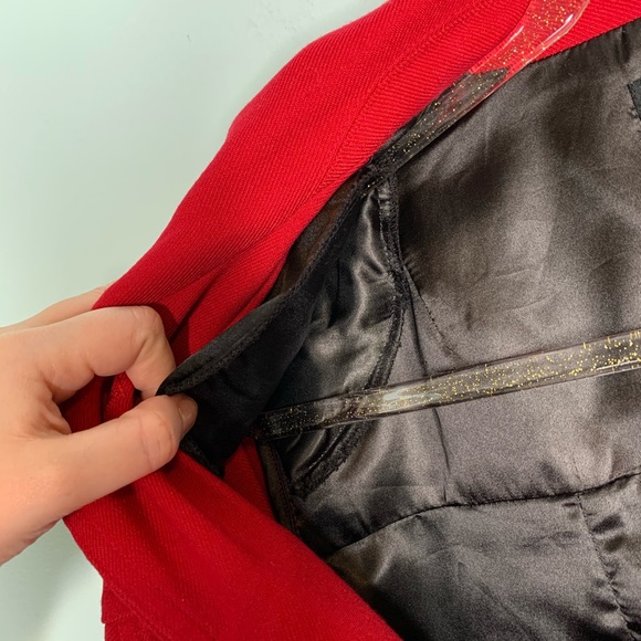 Lane Bryant Red 3/4 Sleeve Jacket - Picture 8 of 8